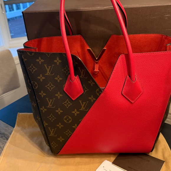 Louis Vuitton Red Kimono Purse MM - Picture 7 of 8